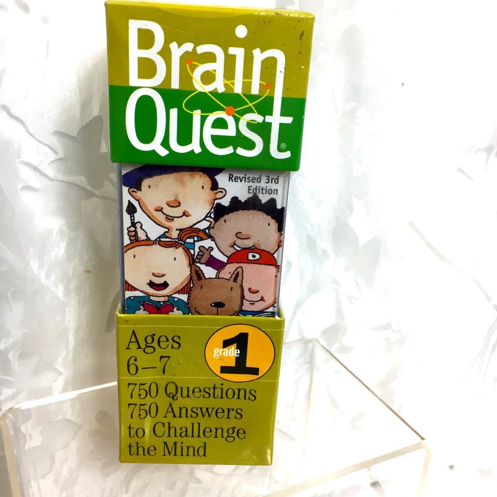 Brain Quest Learning Card Game 1st Grade Age 6-7  Back to School  NWT